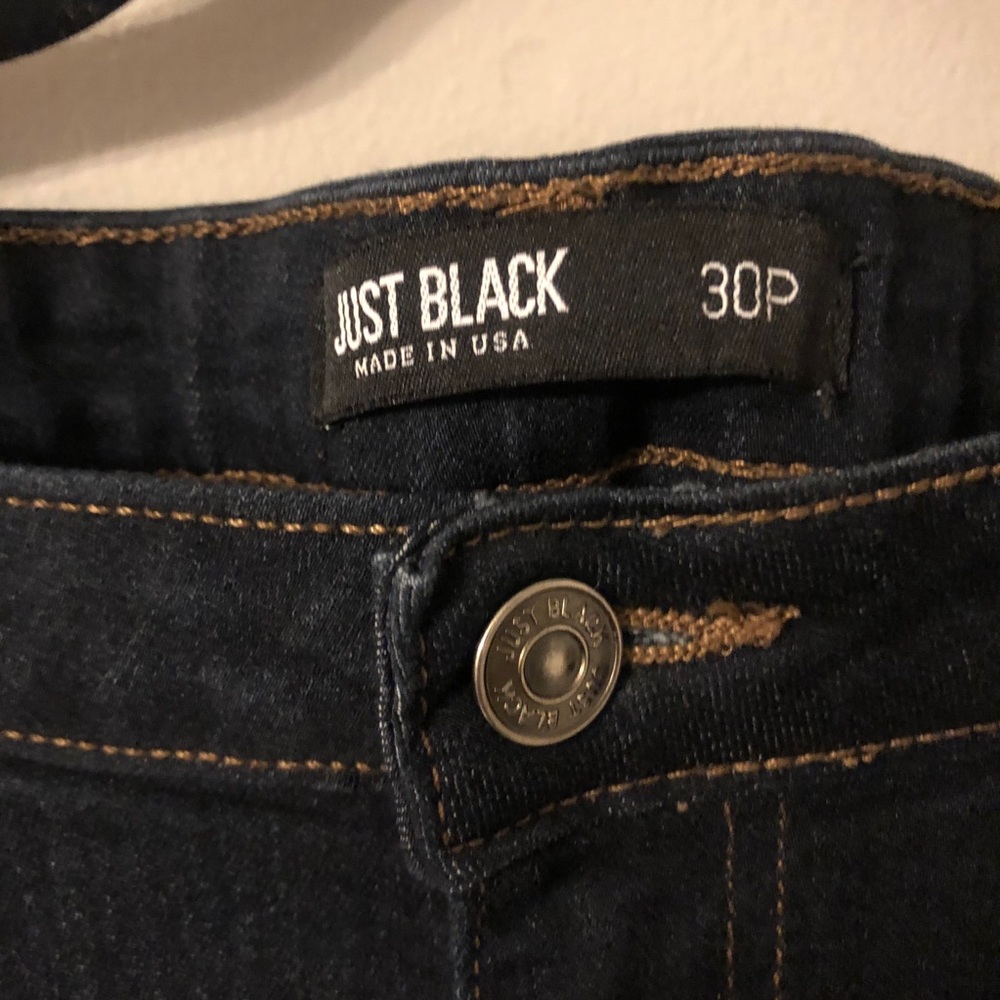 Just Black Dark Wash Bootcut Jeans 30P 10P